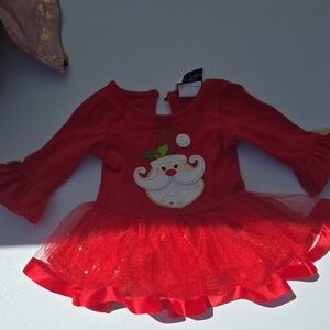 Festive Red Santa Dress for Kids
